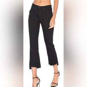 MOTHER The Insider crop step fray jeans, size 27